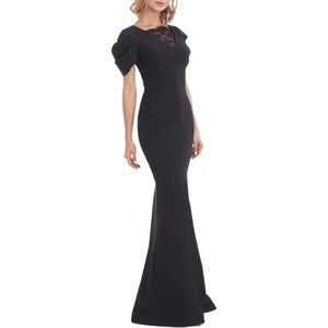 JS COLLECTIONS - Jamila Lace Detail Mermaid Gown Size 12